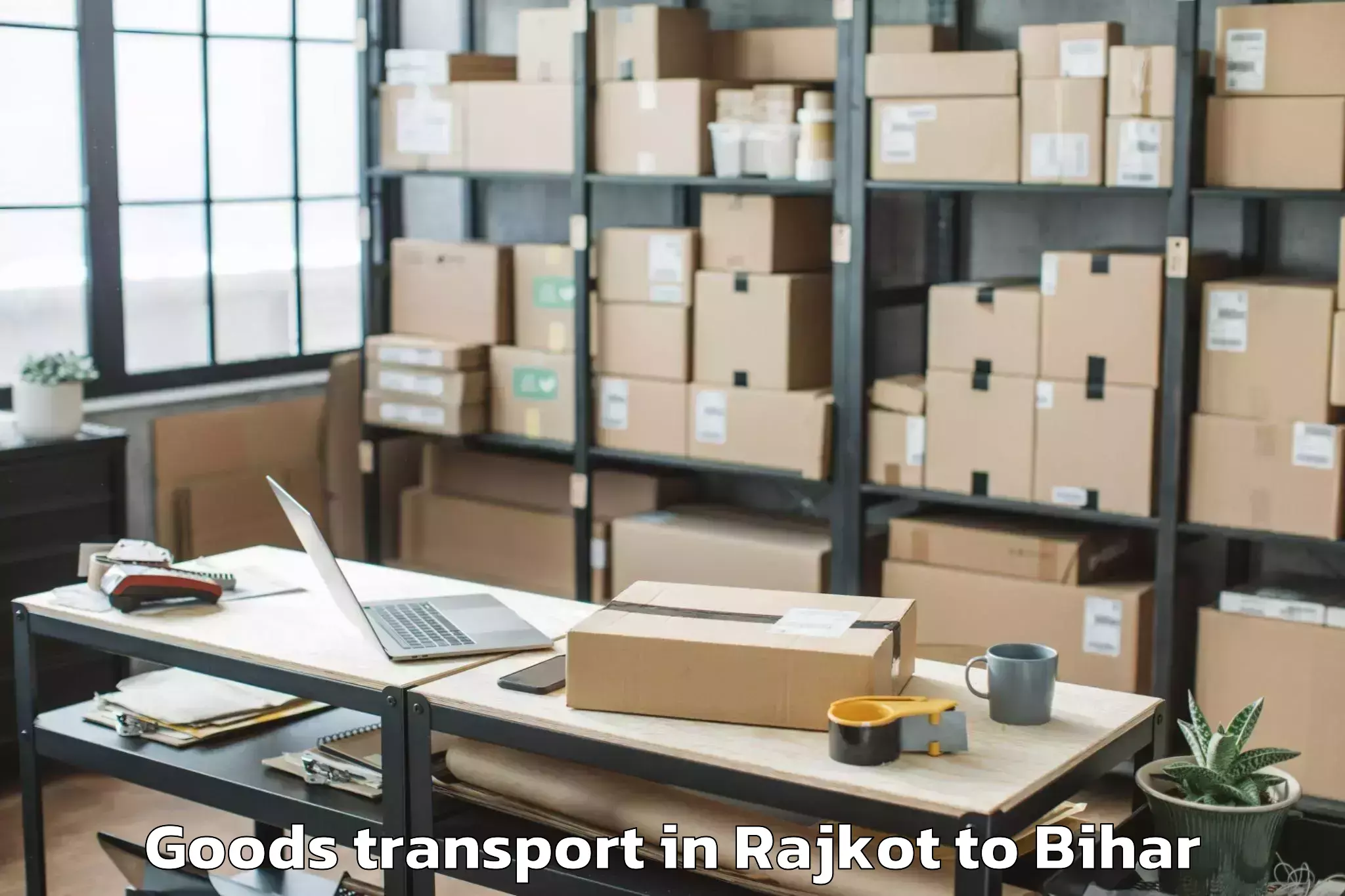 Discover Rajkot to Sursand Goods Transport